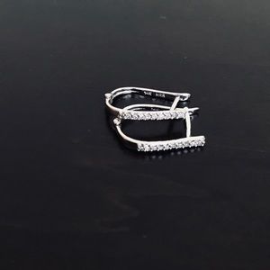 14k diamond studded earrings
